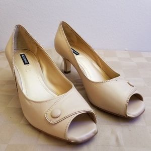 Alex Marie Peep toe heels